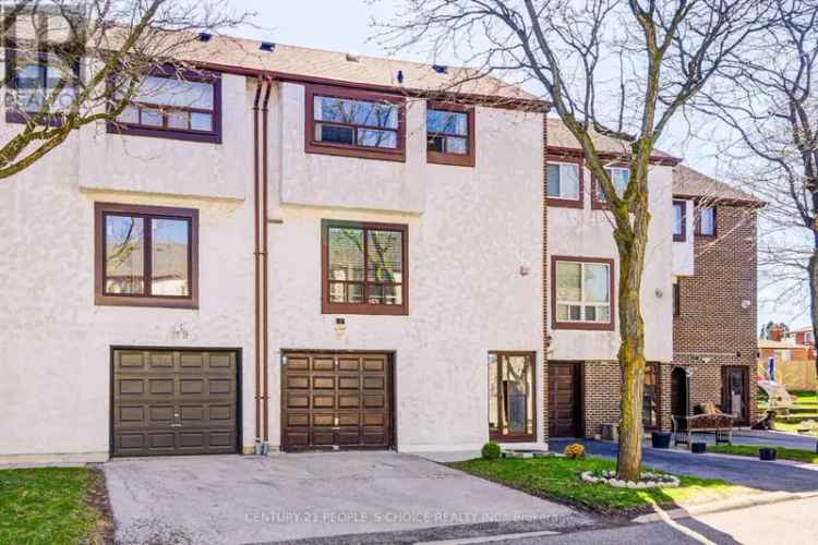 Beautiful 4-Bedroom Townhouse in Malton with Finished Basement