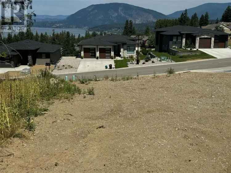 Lakeview Homesite in Salmon Arm - Premium Lot with Panoramic Views