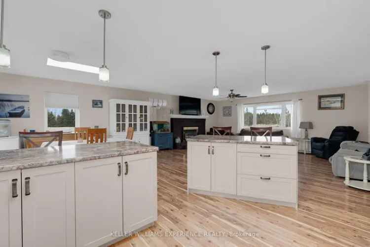 3-Acre Raised Bungalow with Pool and Pond Near Orillia and Muskoka