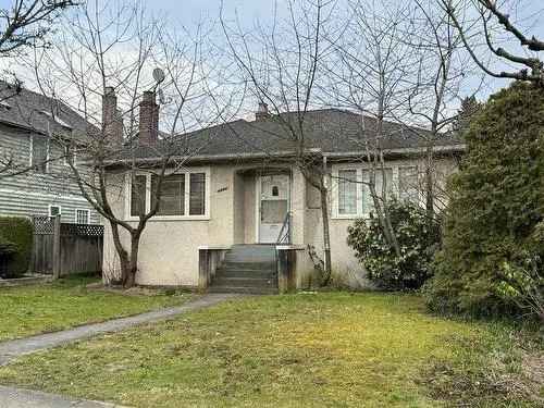 Duplex Lot Investment Marpole Large Lot Lane Access Close to UBC Richmond Transit