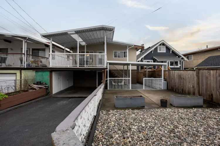 Buy Family Home in East Van with Income Suite and Large Deck