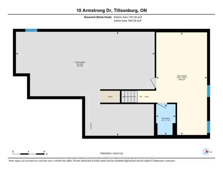 Retirement Home in Hickory Hills 10 Armstrong Drive Full Basement