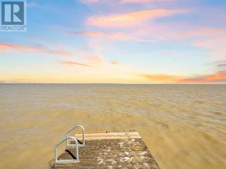 Lakefront 3-Bedroom Home in Tecumseh with 2-Car Garage