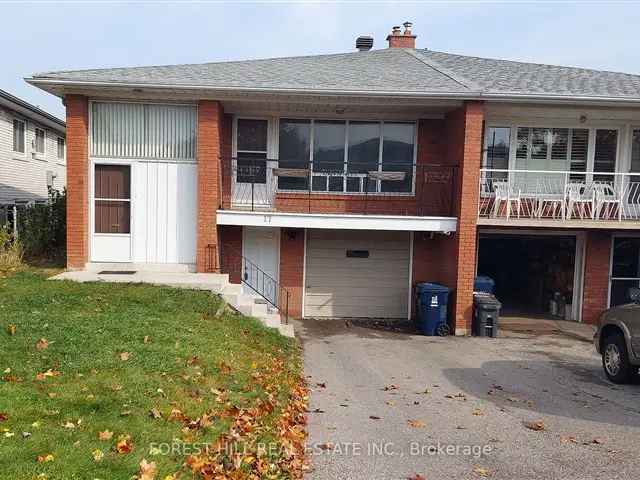 Spacious Open Concept Main Level for Rent in Bathurst Manor