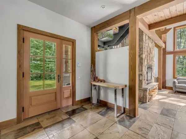 Luxury Timber Frame Home for Sale in Quebec