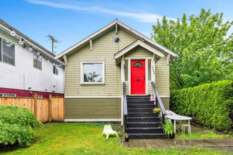 Vancouver East Duplex Zoned Lot with In-Law Suite and Garage