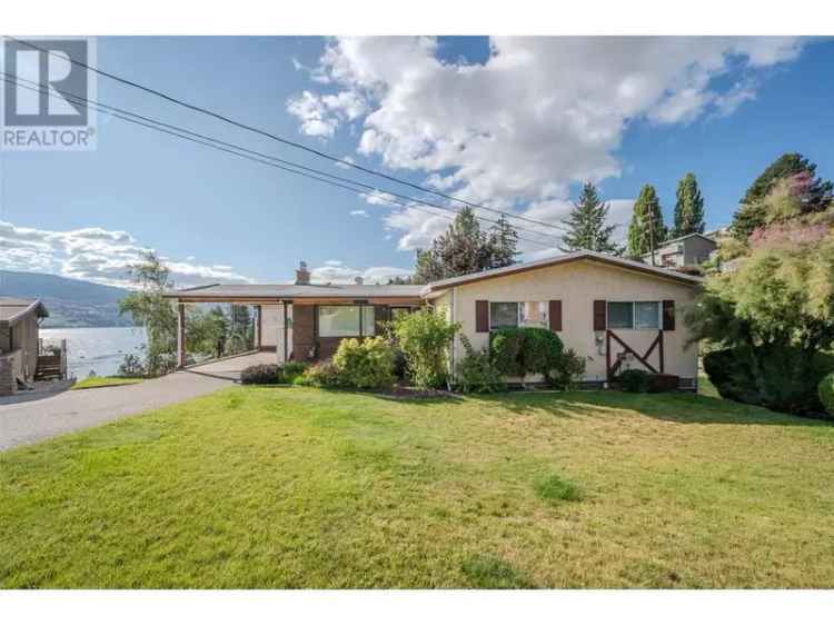Kaleden Lakeview Rancher 3 Bed 2 Kitchen Walkout Basement