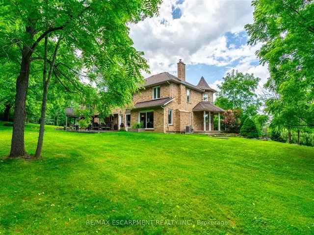 Grimsby Mountain Estate: 4.6 Acres, 3389 Sqft Home, In-Law Suite