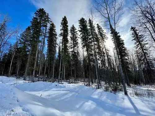 Buy Vacant Land in Grande Prairie Alberta with Stunning River Valley Views