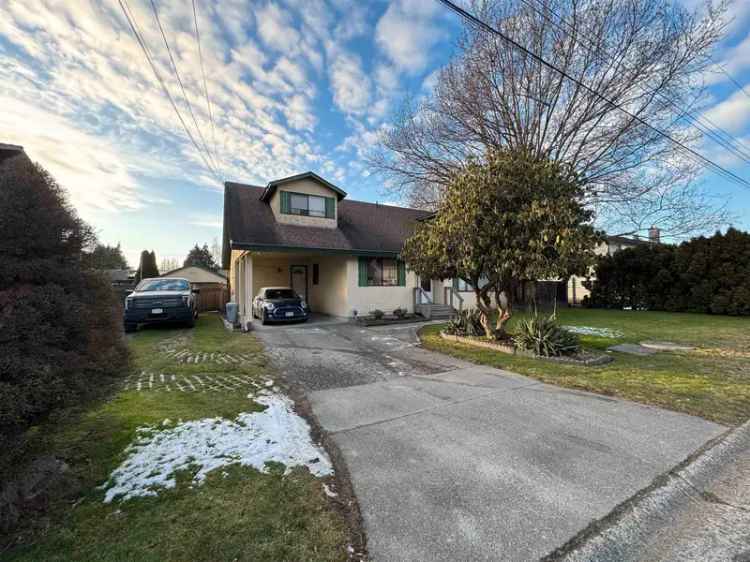 Ladner Elementary House for sale Large Lot Development Opportunity