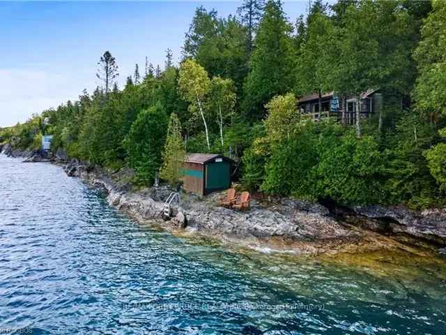 Big Tub Harbour Waterfront Cabin - 132ft Shoreline - Tobermory