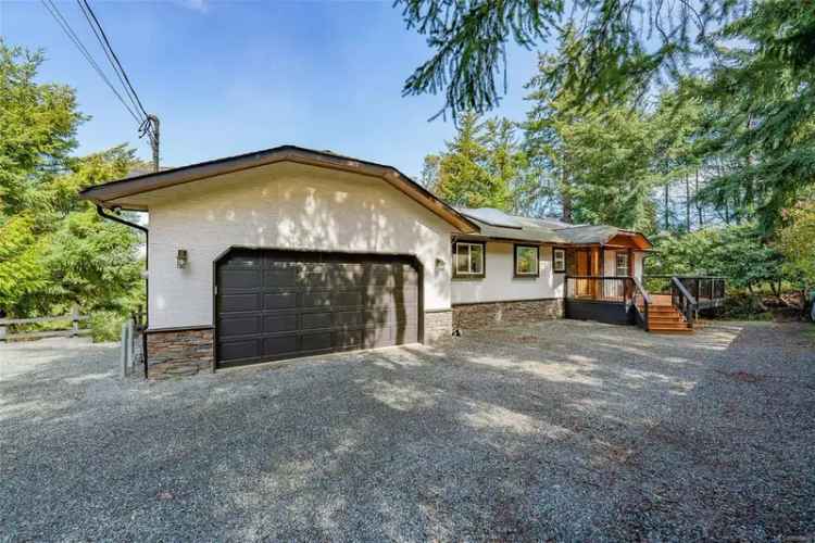 Ocean View Home 2.495 Acres Upper Lantzville
