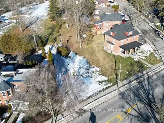 Residential Lot near Downtown Port Hope and Ganaraska River