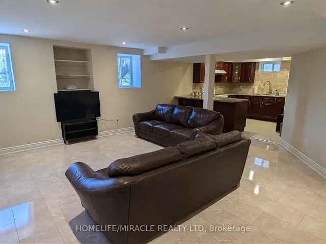 3-Bedroom Legal Basement Apartment For Rent in Brampton