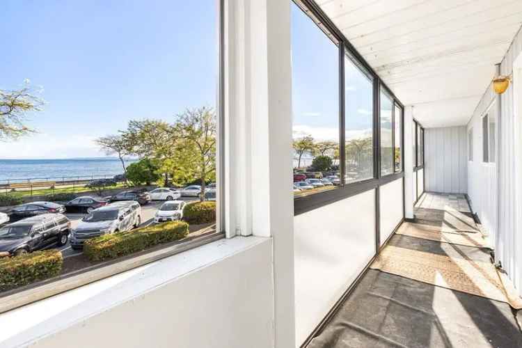 Oceanview White Rock Condo for Sale - Renovated 1 Bedroom