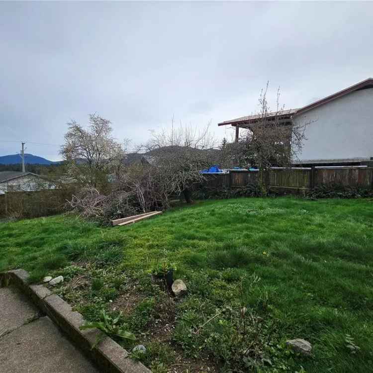 Ocean View Lot for Sale in Crofton R 3 Zoning Laneway Access