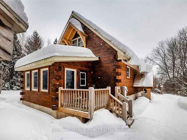 Lake View Log Home in Glen Community