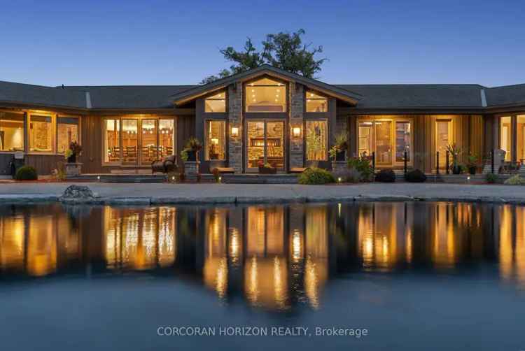 Custom Bungalow Retreat for Sale on 122 Acres with Scenic Ponds