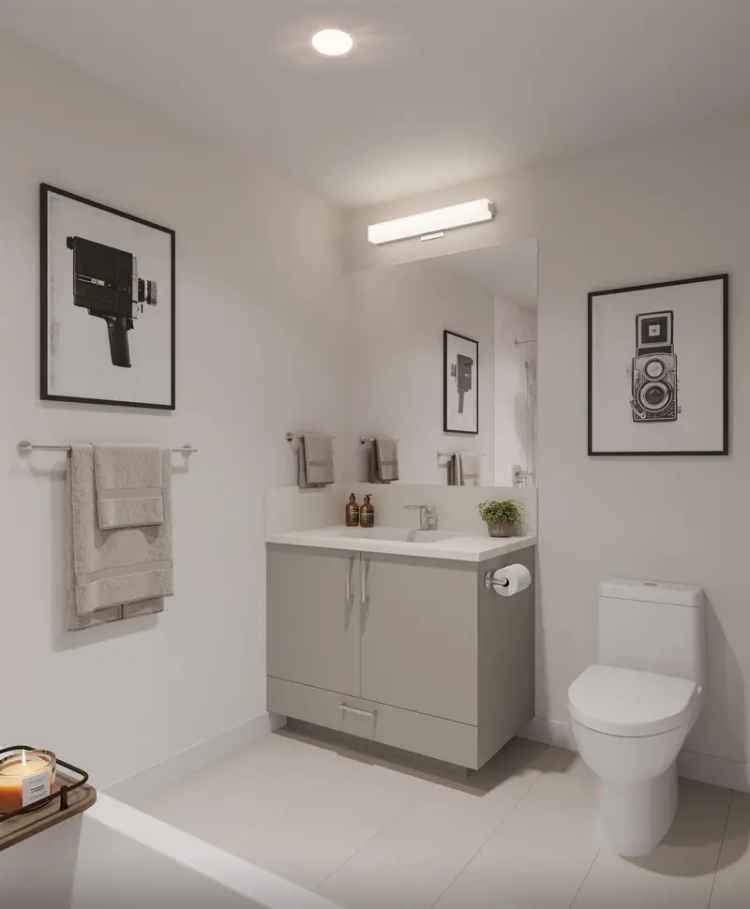 Fellow Condo Surrey: 1 Bed 1 Bath East Facing Unit