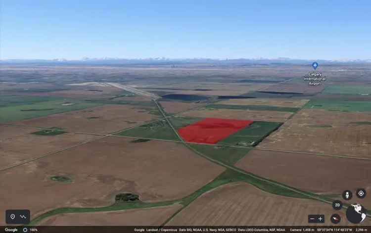 60.6 Acre Industrial Land for Sale Near CN Calgary Logistics Park