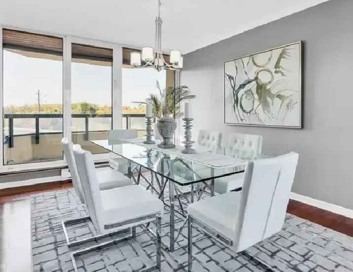 AVAIL immediately Condo for rent in the stunning 1500 Riverside