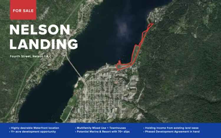 Nelson Landing Waterfront Development Site BC