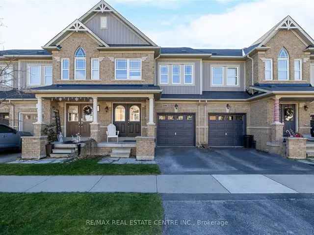 Spacious Milton Freehold Townhome - 3 Beds, Finished Basement, 2-Car Parking