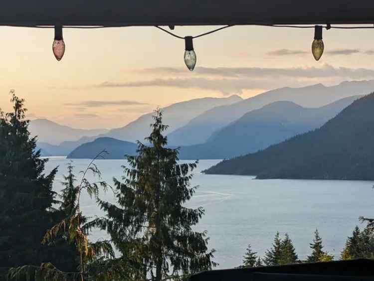 Buy Manufactured Land in Sechelt District with Stunning Inlet View