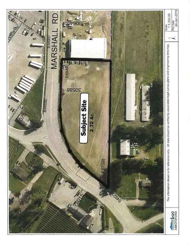 2.72 Acres Commercial Land in Abbotsford N52 Zoning