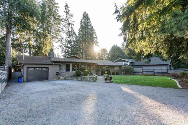 Langley House for Sale: Large Rancher with Suite in Mossey Estates