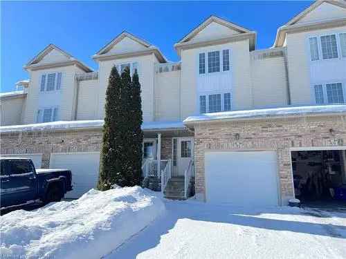 3 Bed 3 Bath Freehold Townhome Kitchener ON