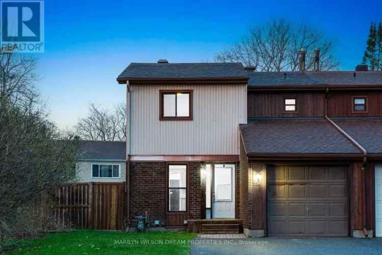 Bells Corners Freehold Townhome 3 Beds Finished Basement Large Lot