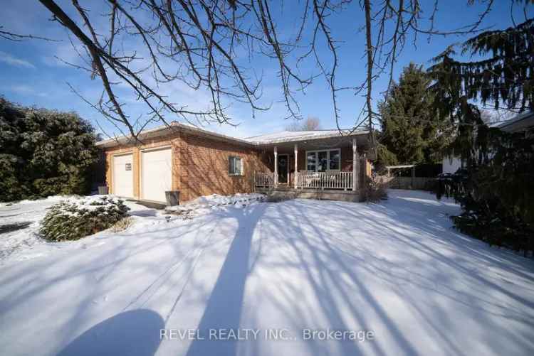 Buy Brick Bungalow in Simcoe Ontario with Spacious Living and Garden