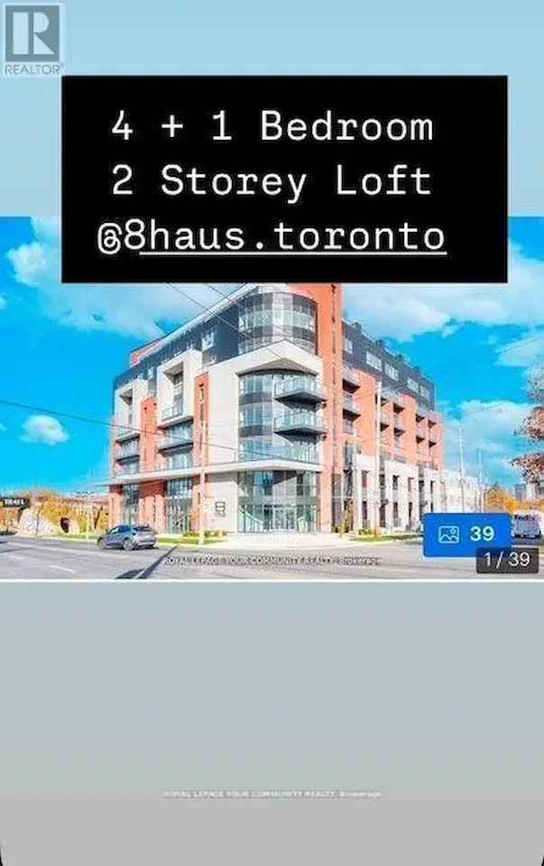 4 1 Bedroom Loft Condo with Rooftop Terrace and Parking