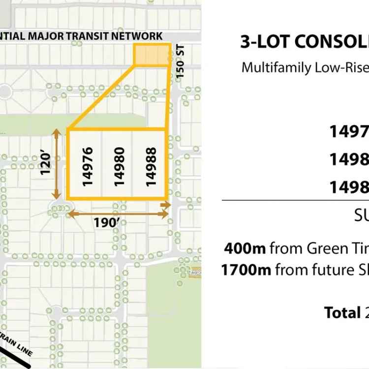 Surrey Development Site Near Skytrain Station