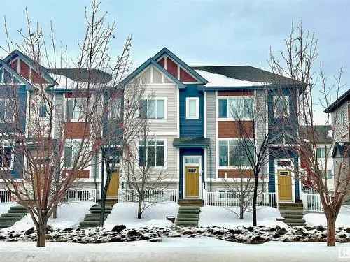 Buy Townhouse in Secord Edmonton Stylish Modern 3 Storey Home