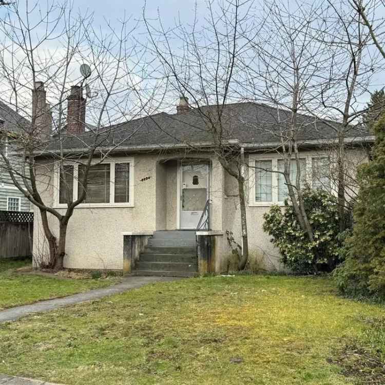 Duplex Lot Investment Opportunity in Marpole