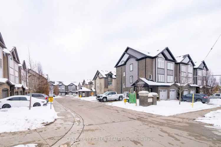 3-Bedroom Townhome in Hespeler  Modern Finishes and Finished Basement