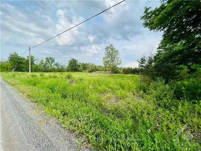 Dream Home Lot - 1+ Acre Rural Residential Lot Near Kemptville