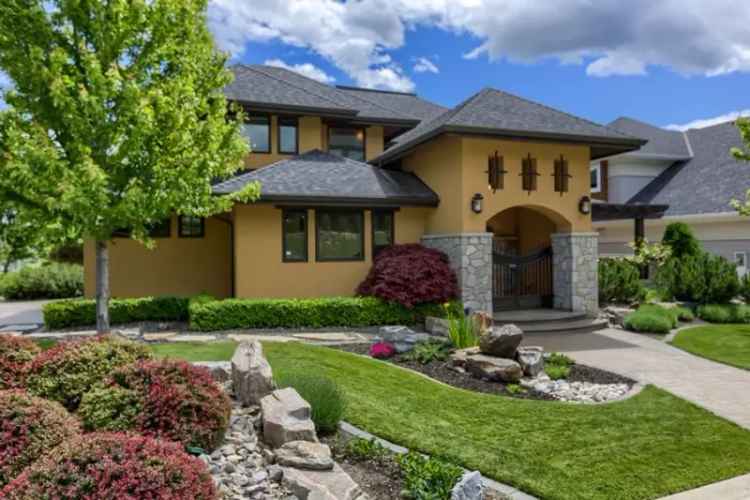 Just-Listed $2.8M Kelowna Home Won an Award For Its Tuscan Flair