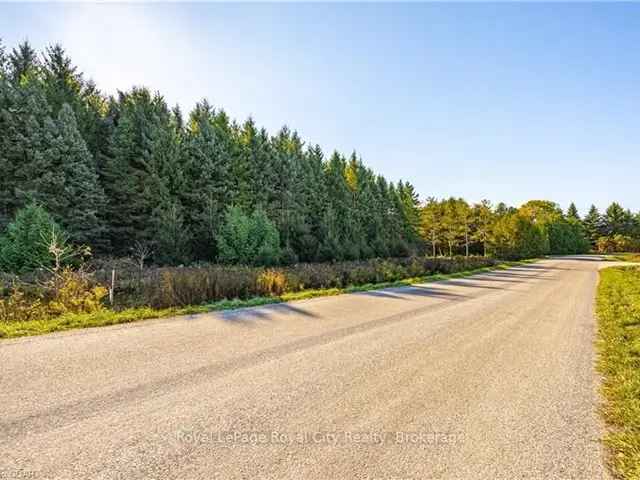 1 Acre Treed Estate Lot Grand River Centre Wellington