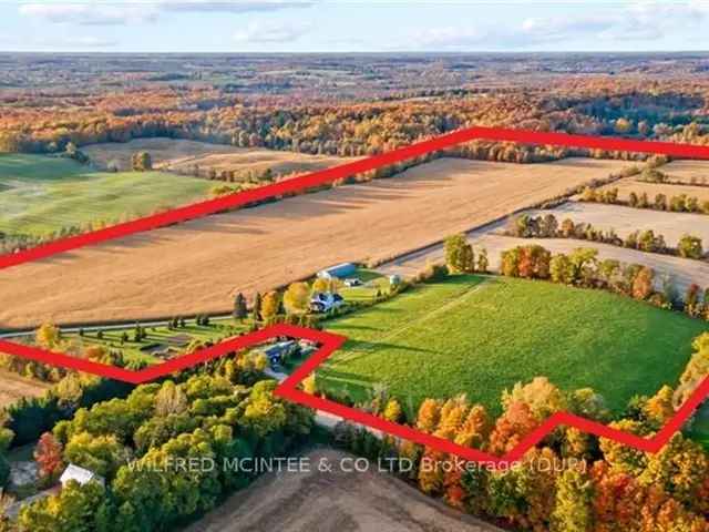 68 Acres Country Property with Cozy Farm Home and Shop