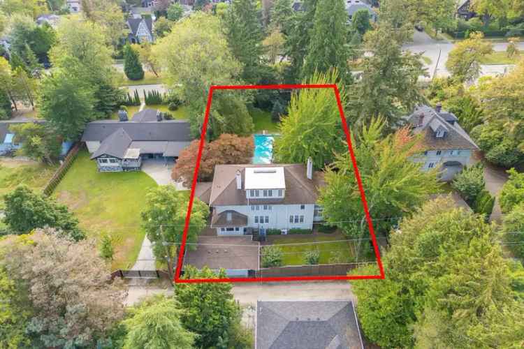 Shaughnessy Mansion: Elegant Georgian Home with Pool, Guest House & High-End Finishes