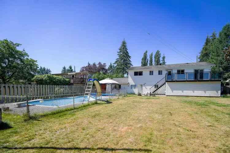 3722 197A Street Langley Family Home with Pool