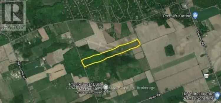 50-Acre Plot Near Orleans with Development Potential and Walking Trail