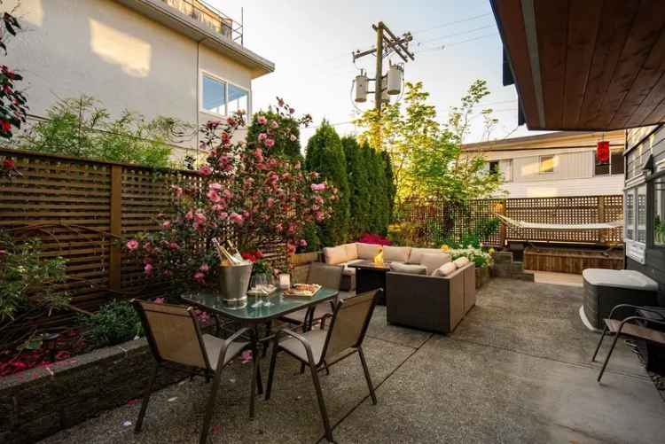 Kitsilano Condo for Sale 905sf Oasis Private Patio Hot Tub