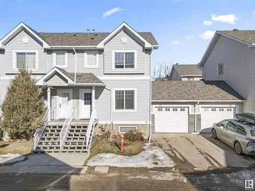 Buy Townhouse in Silver Berry Edmonton with 3 Bedrooms and Garage