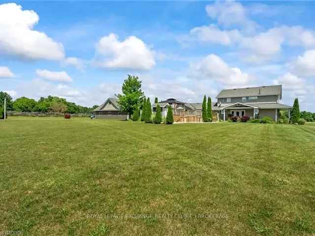 Country Estate with Pool and Detached Shop Near Town