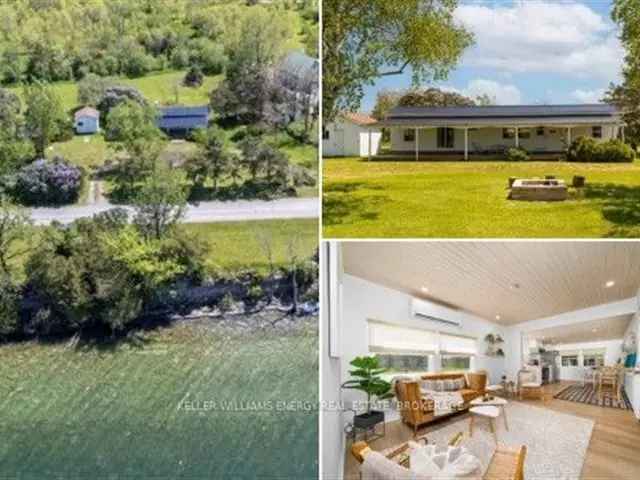 Long Point Waterfront Cottage 1+ Acre 2 Bed 1 Bath Modern Updated