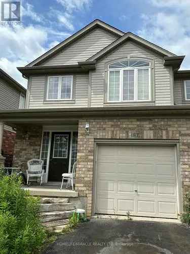 1550 Sq Ft Semi-Detached Home Kitchener Chicopee 3 Bed 25 Bath